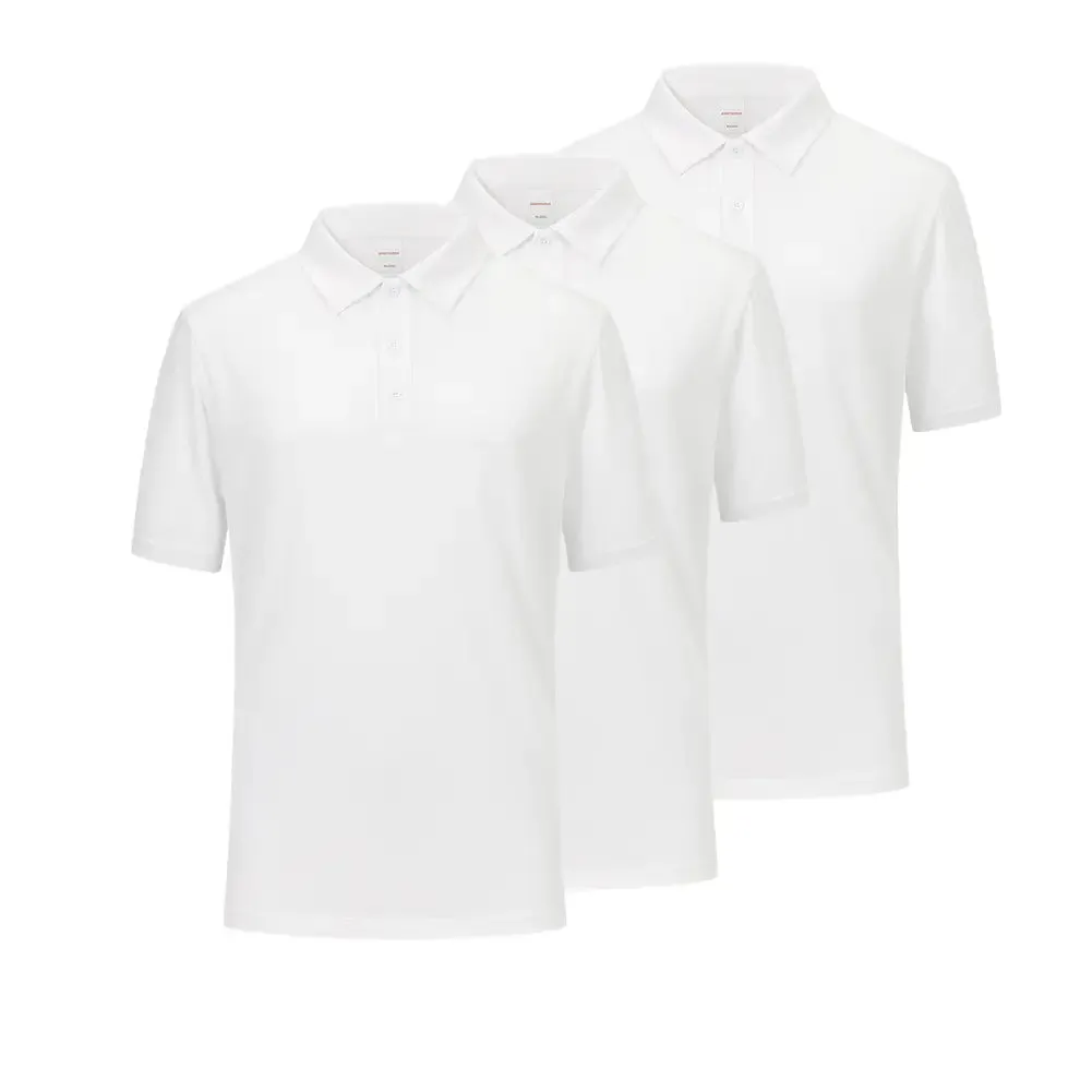 3 Pcs Quick-Drying Polo Shirts for Men