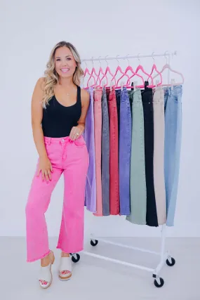 ***Blayke Frayed Hem Jeans - 10 Colors SAMPLE