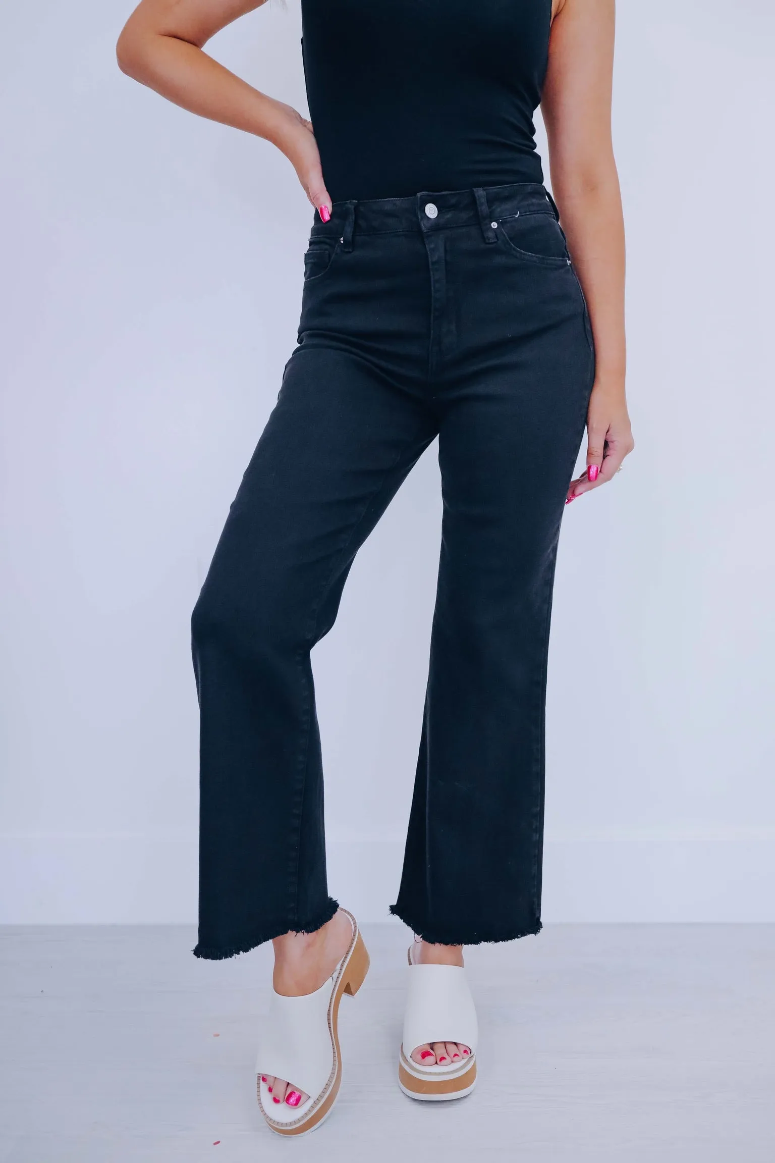 ***Blayke Frayed Hem Jeans - 10 Colors SAMPLE