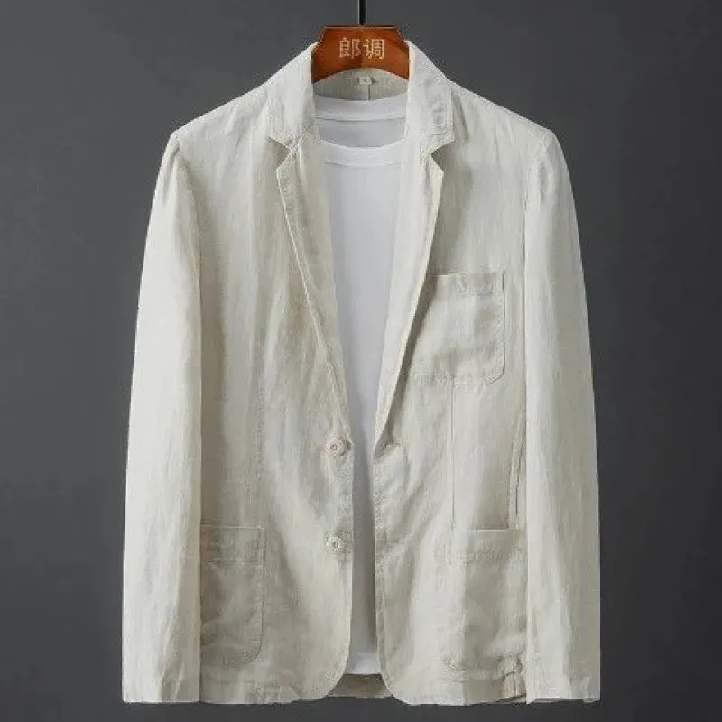 Classic Italy Linen Blazer