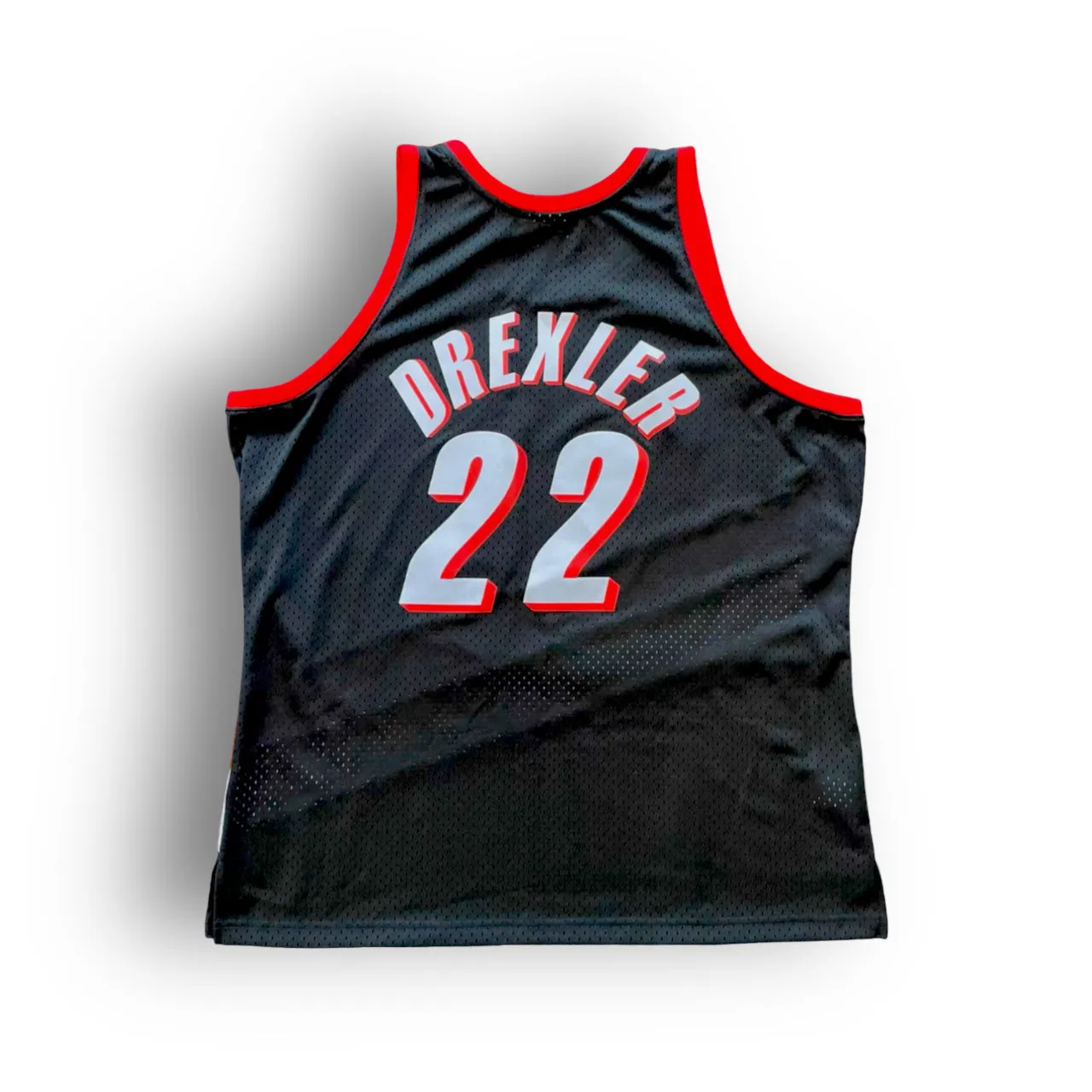 Clyde Drexler 1991-1992 Portland Trail Blazers Away Mitchell & Ness Swingman Jersey - Black