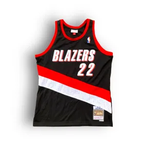 Clyde Drexler 1991-1992 Portland Trail Blazers Away Mitchell & Ness Swingman Jersey - Black