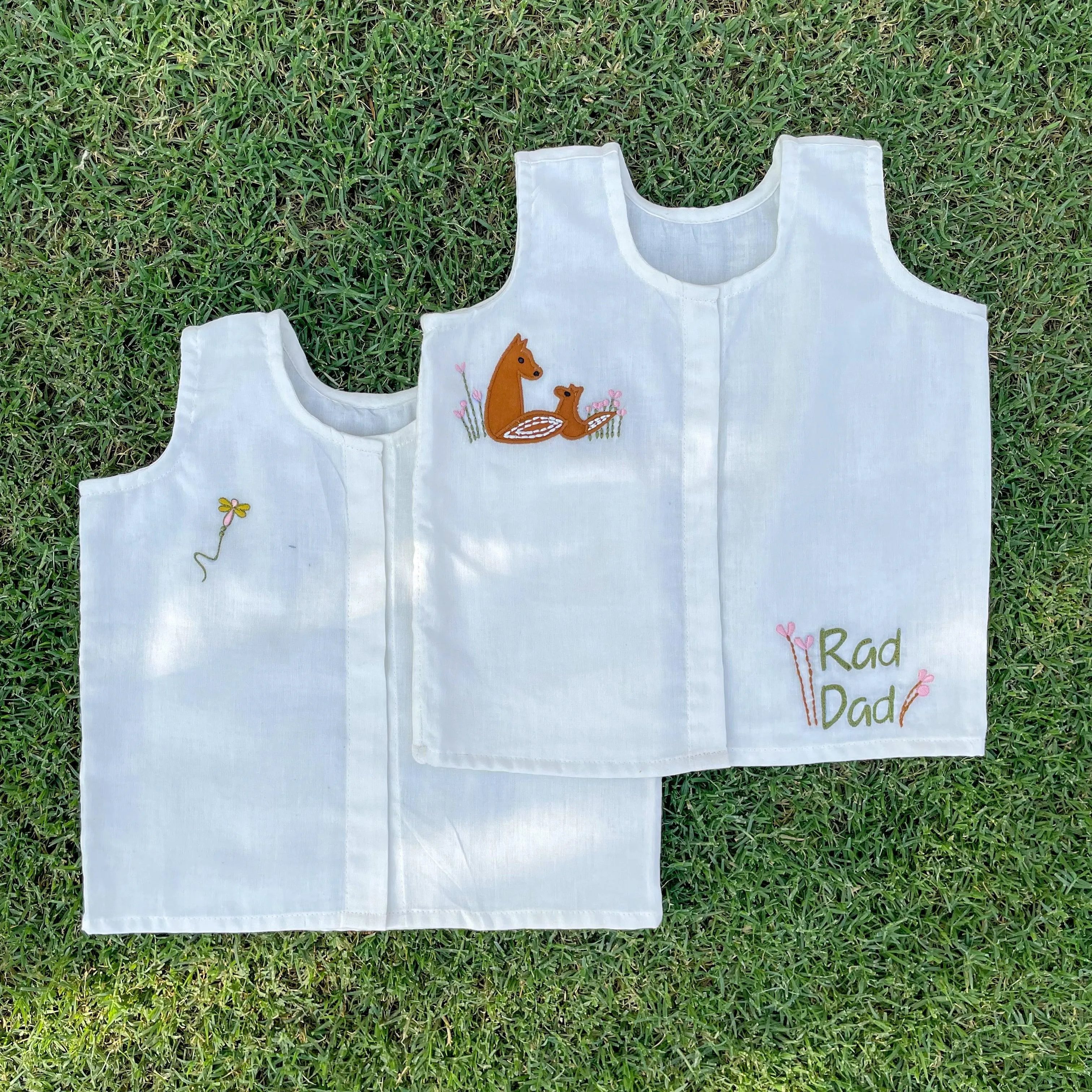 Cotton Jhablas/Vests -Set of 2(Fox)