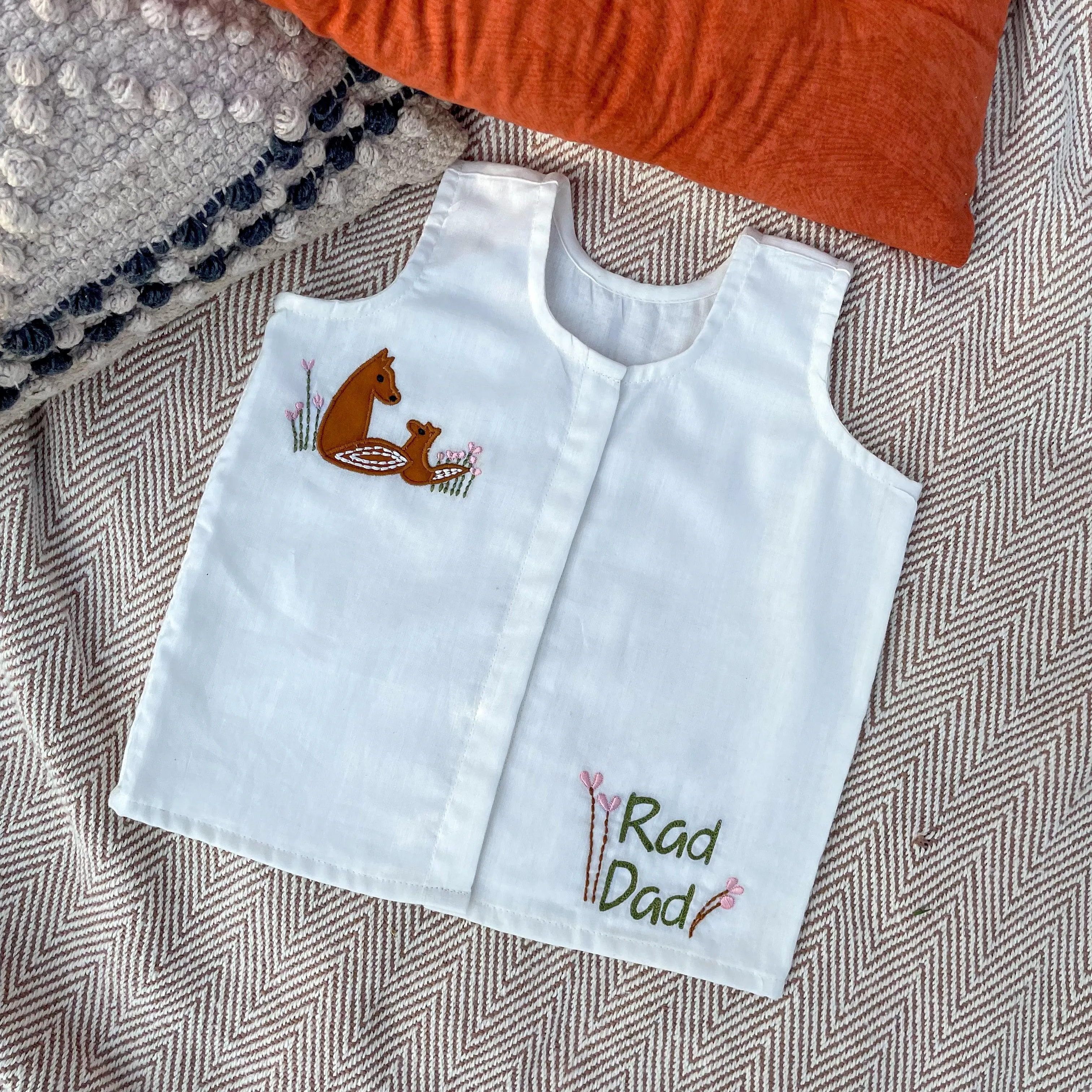 Cotton Jhablas/Vests -Set of 2(Fox)