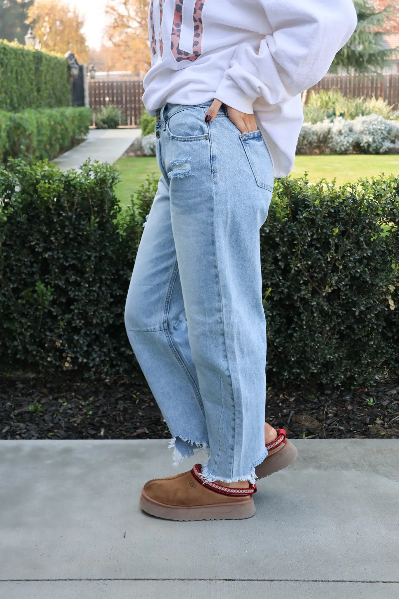 Ellie Barrel Jeans