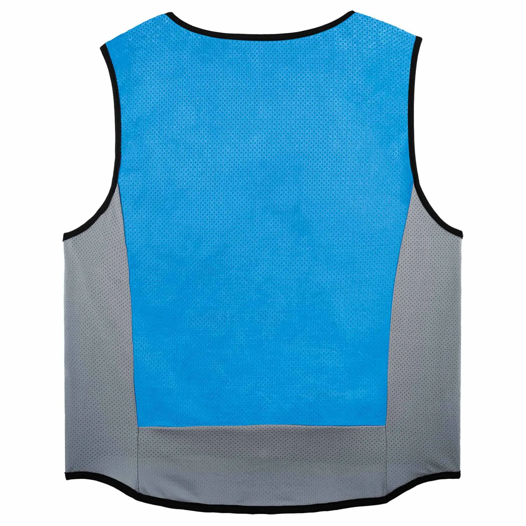 Ergodyne 12696 6667 2XL Blue Wet Evaporative Cooling Vest - PVA - Zipper