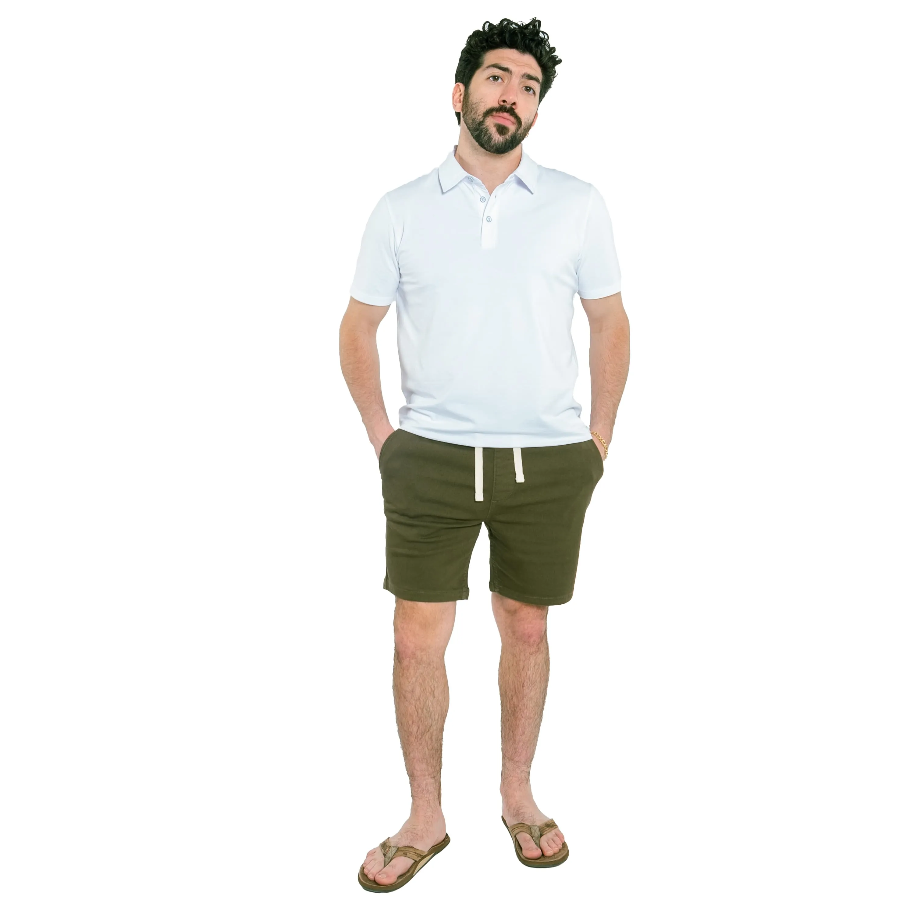 Everyday Comfort Shorts (Slim Fit) / Soldier Olive