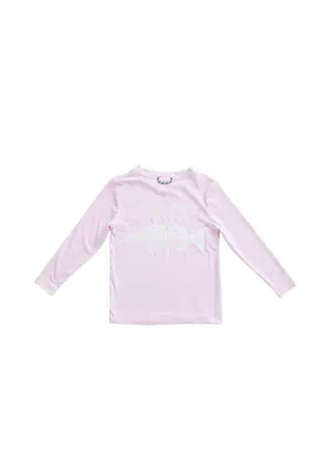 GIRL'S GROUPER PERFORMANCE T-SHIRT IN BALLERINA