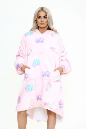 Marshmallow Hoodie Pink