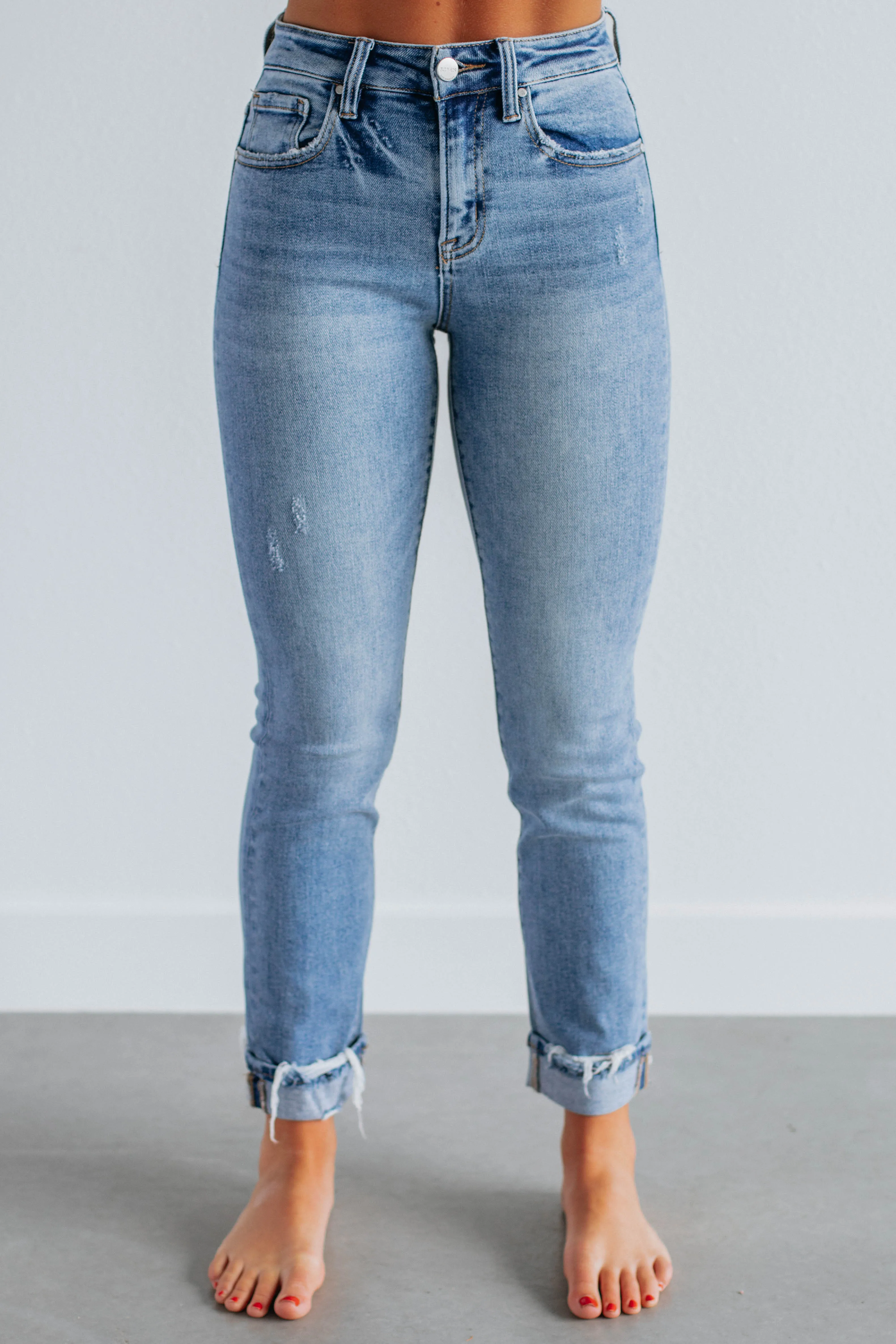 Monica Risen Jeans - Medium Wash