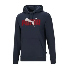 PUMA - Layered Graphic Long Sleeve Hoodie