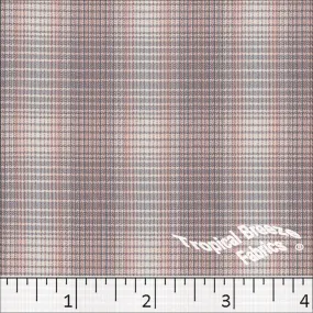 Quick Dry Plaid Polyester Rayon Blend Apparel Fabric 12430