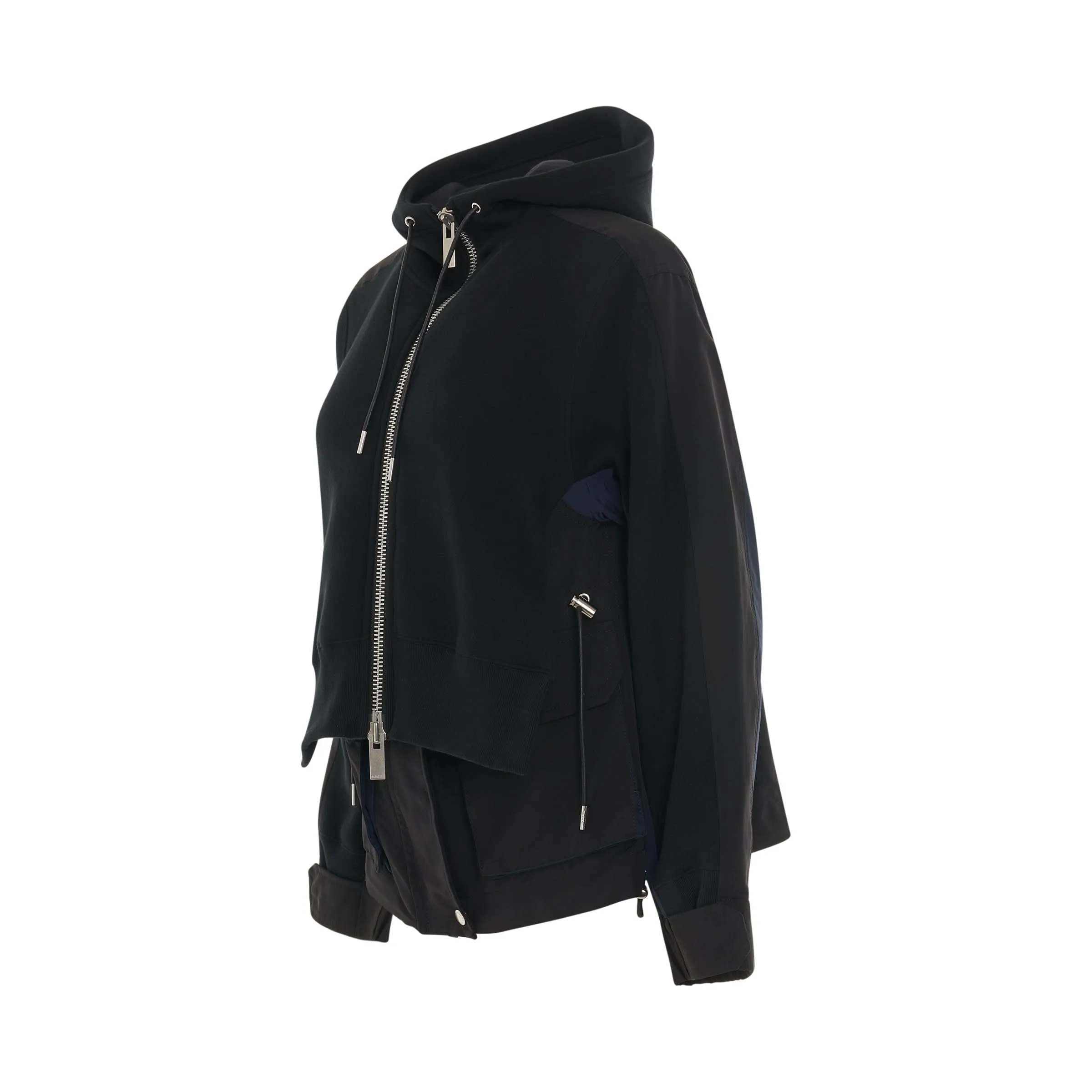 Sponge Sweat x Grosgrain Hoodie in Black