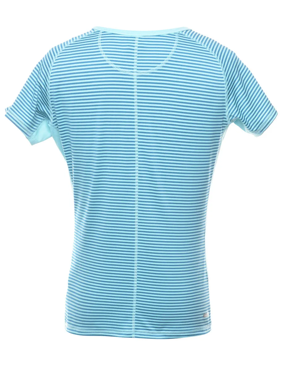 Striped Plain T-shirt - M