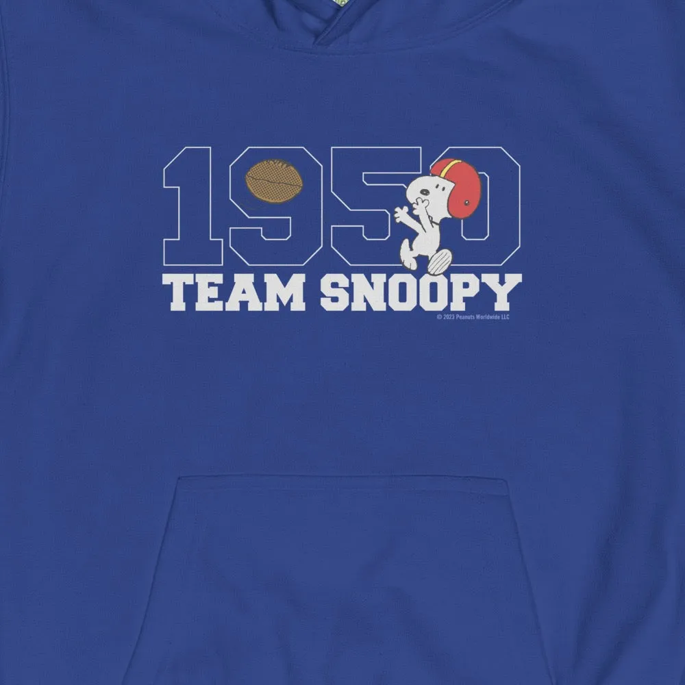 Team Snoopy 1950 Kids Kids Hooded Sweatshirt