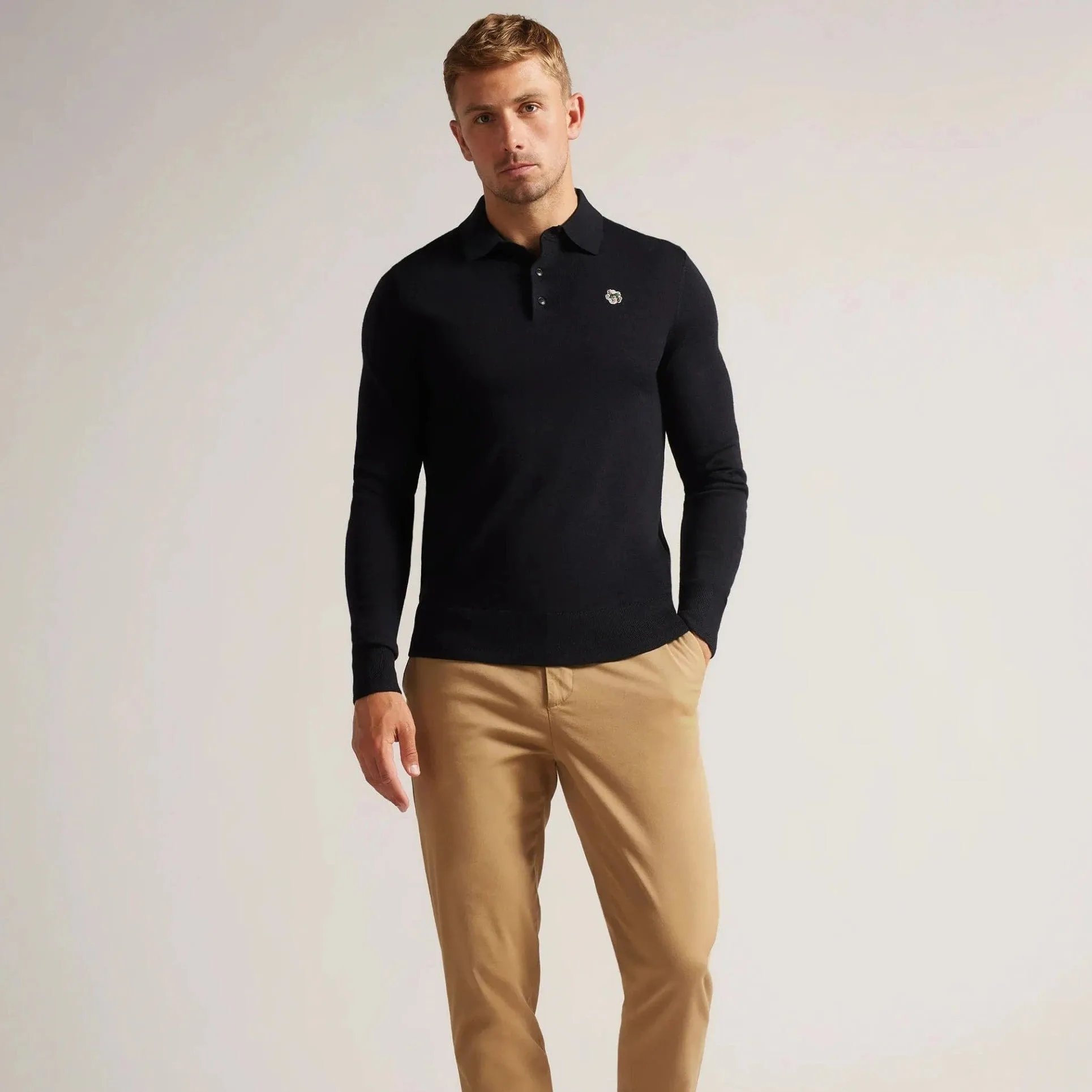 Ted Baker Wembley Polo Knitwear Navy