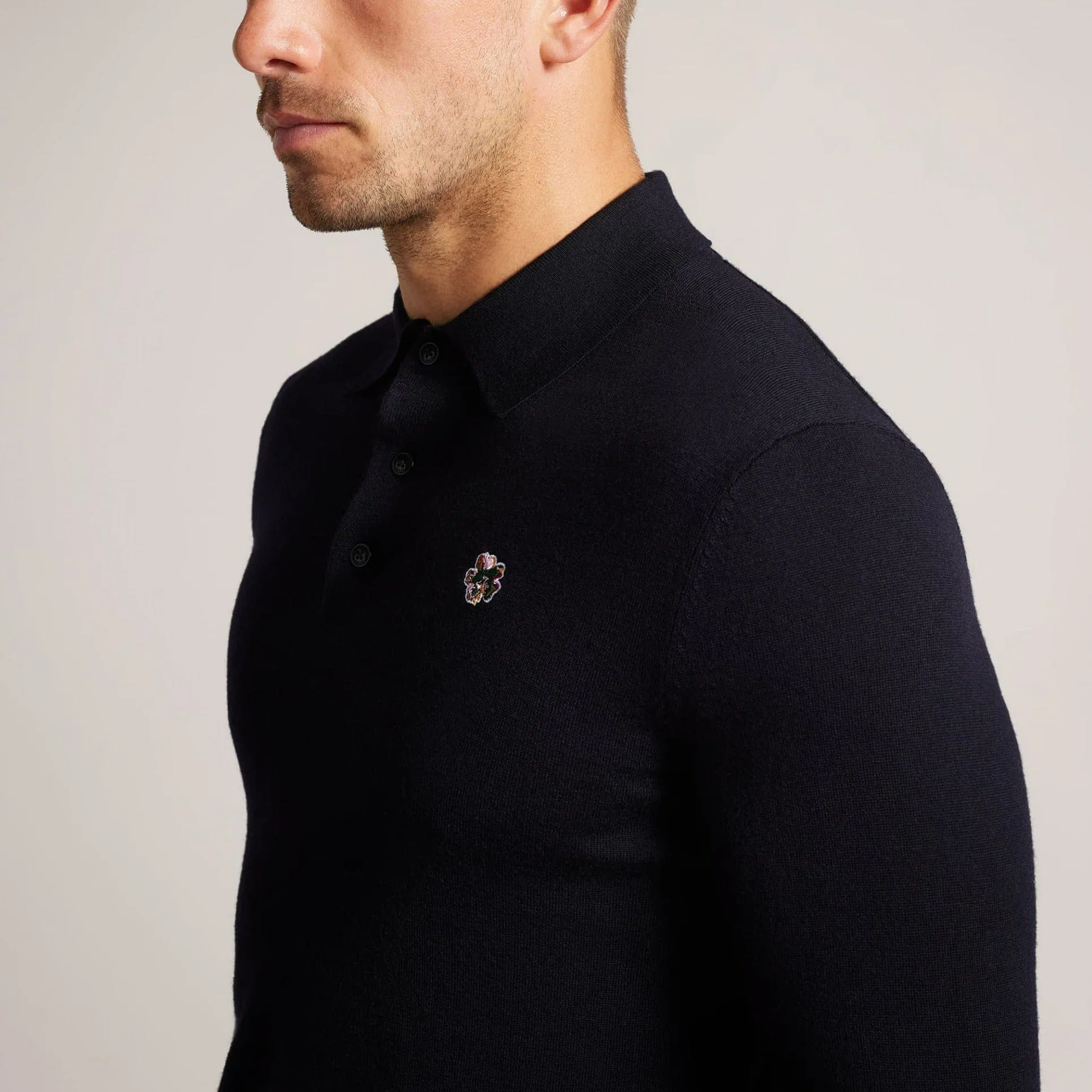 Ted Baker Wembley Polo Knitwear Navy