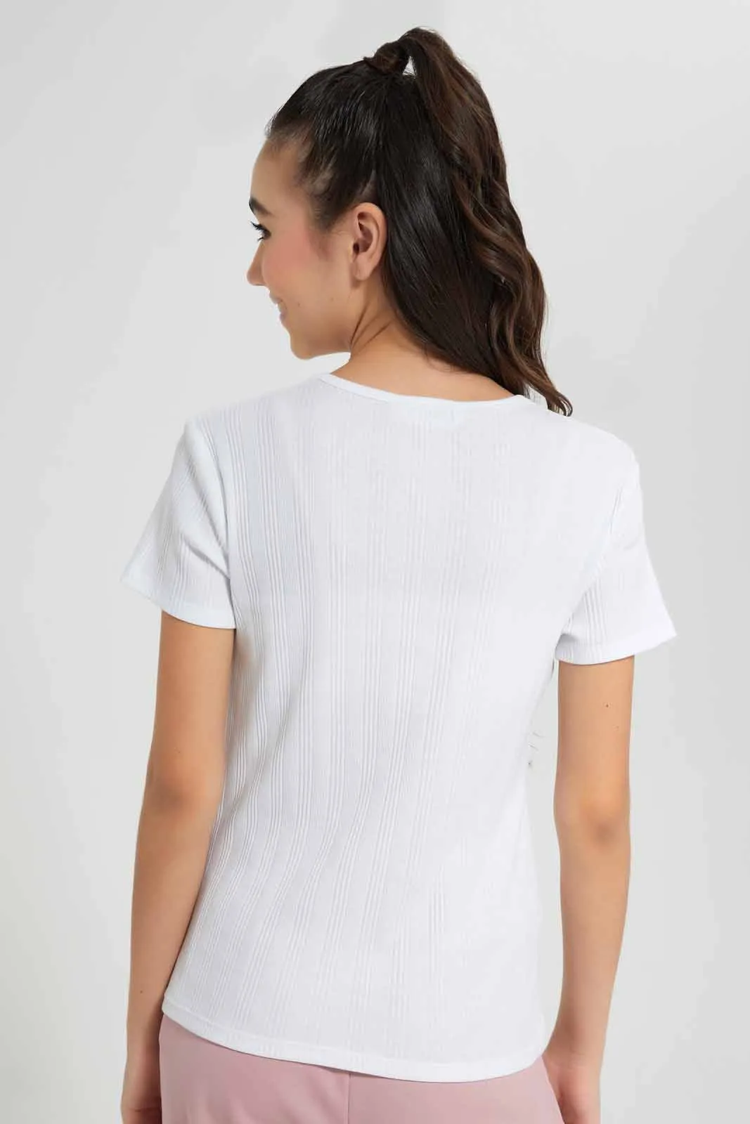 White Rib T-Shirts