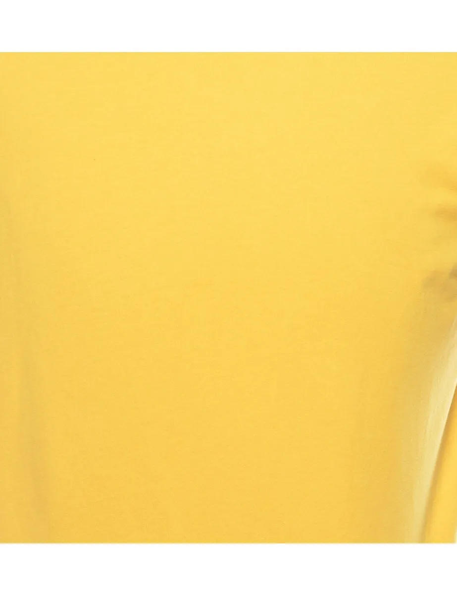 Yellow Plain T-shirt - M